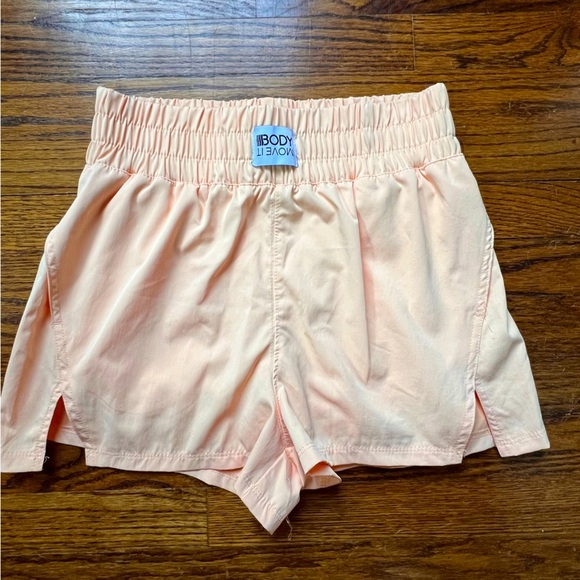 Cotton On Pants - Cotton on Pastel Peach Lined High Waist Elastic waist with pockets size Small
